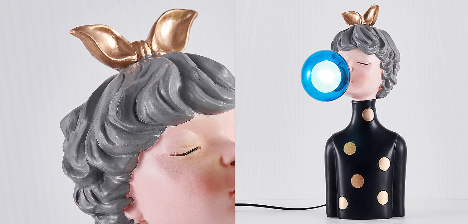 Настольная лампа Bubble Gum Table Lamp blue Настольная лампа Bubble Gum Table Lamp blue - Loft-Concept в Саратове