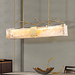 Люстра прямоугольная из фактурного стекла Chandelier Beam варинант исполнения - 6 | Loft Concept в Саратове