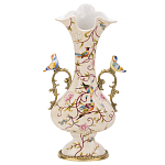 Ваза из фарфора с бронзовыми вставками Eden Garden варинант исполнения - 1 | Loft Concept в Саратове