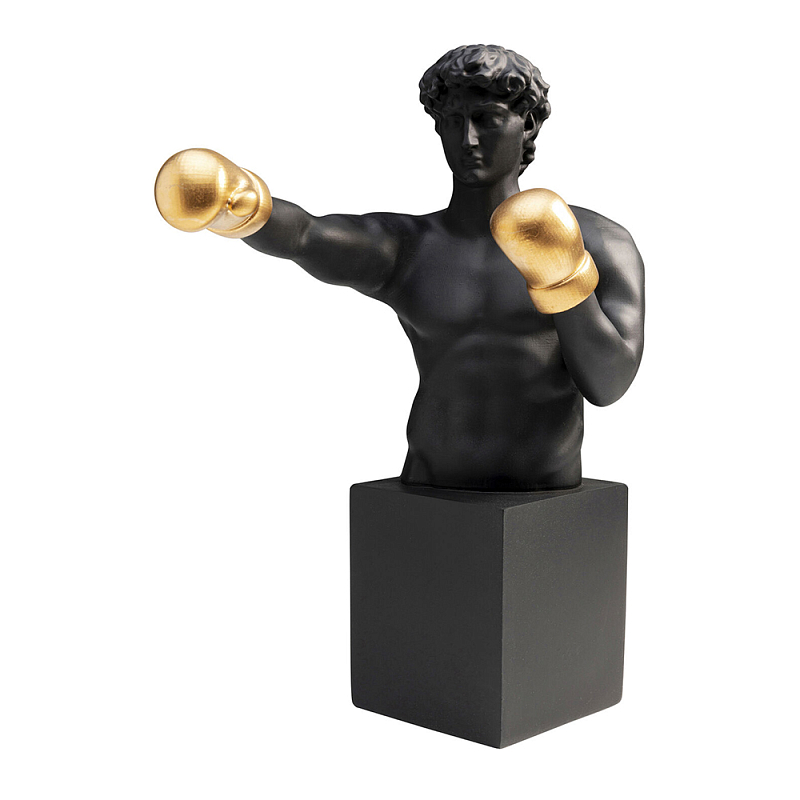 Статуэтка David with Golden Gloves Черный Золотой в Саратове | Loft Concept 