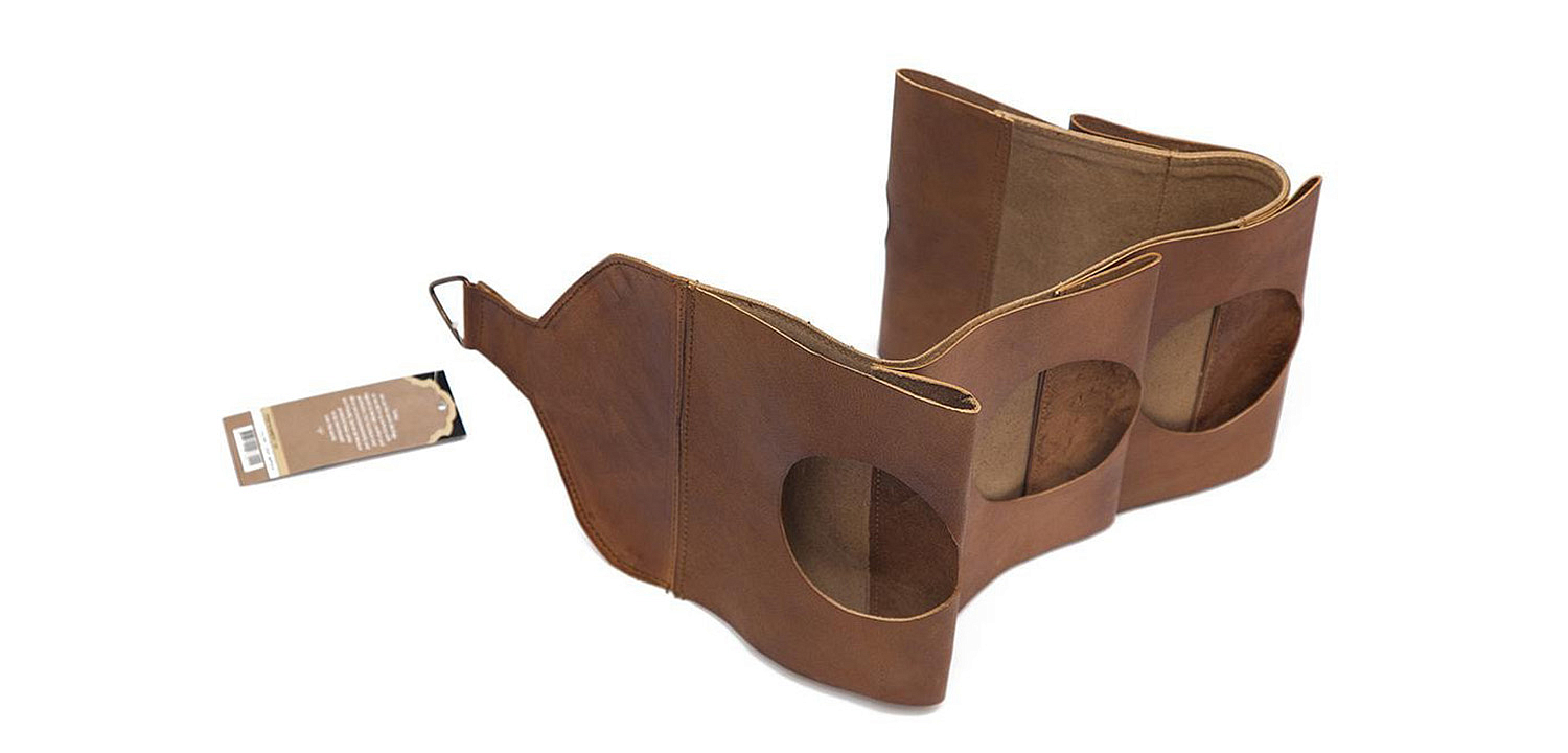 Бутылочница из кожи буйвола - Loft-Concept в Саратове