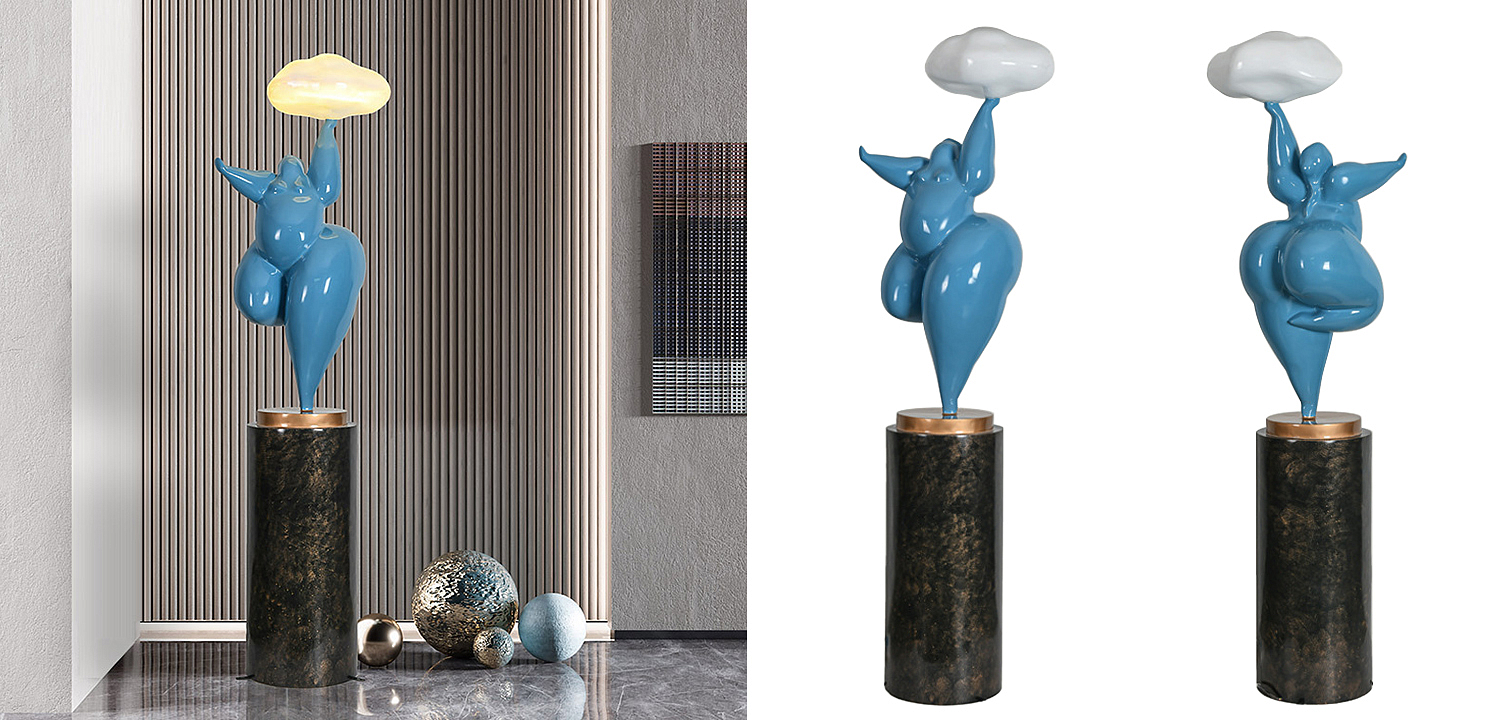 Торшер In The Clouds Blue Floor Lamp Торшер In The Clouds Blue Floor Lamp - Loft-Concept в Саратове