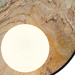 Бра круглое с каменным диском в металлической раме Sandstone Painting варинант исполнения - 3 | Loft Concept в Саратове