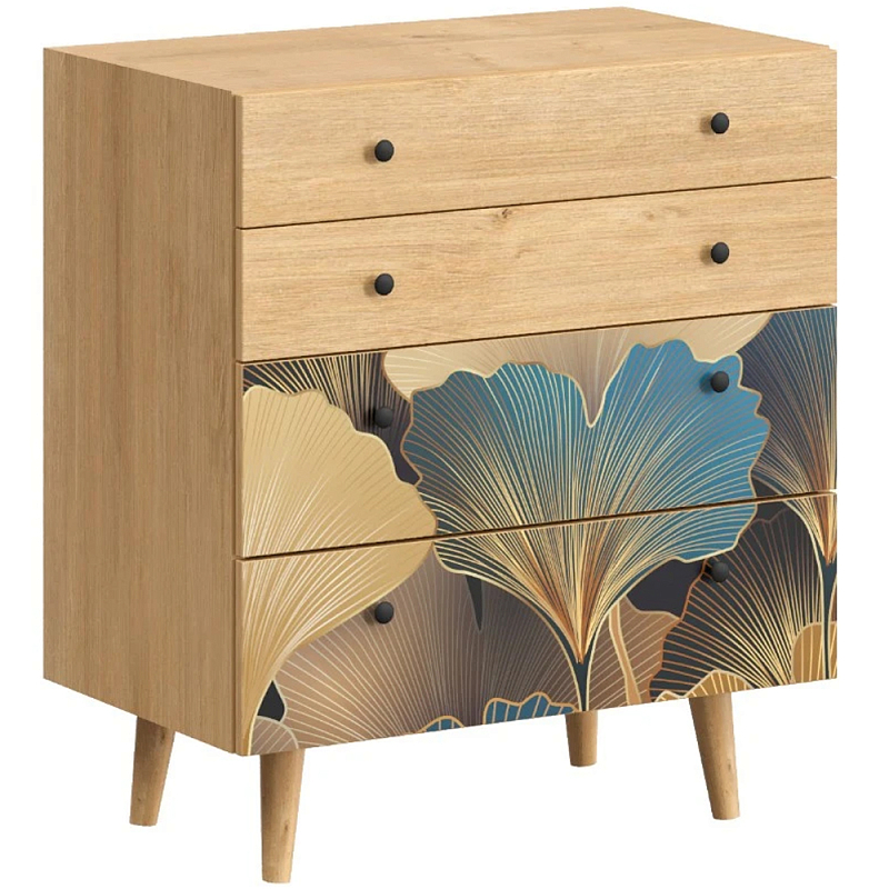 Комод с принтом на ящиках Elise Chest of Drawers Мульти Древесина Комод с принтом на ящиках Elise Chest of Drawers Мульти Древесина в Саратове | Loft Concept