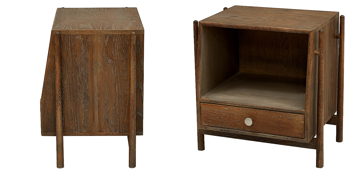 Тумба Harrell Oak Wood Nightstand Тумба Harrell Oak Wood Nightstand - Loft-Concept в Саратове