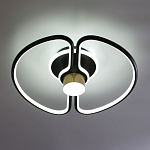 Потолочный светильник черного цвета круглой формы Luke Lampco Tracer Lamp варинант исполнения - 2 | Loft Concept в Саратове