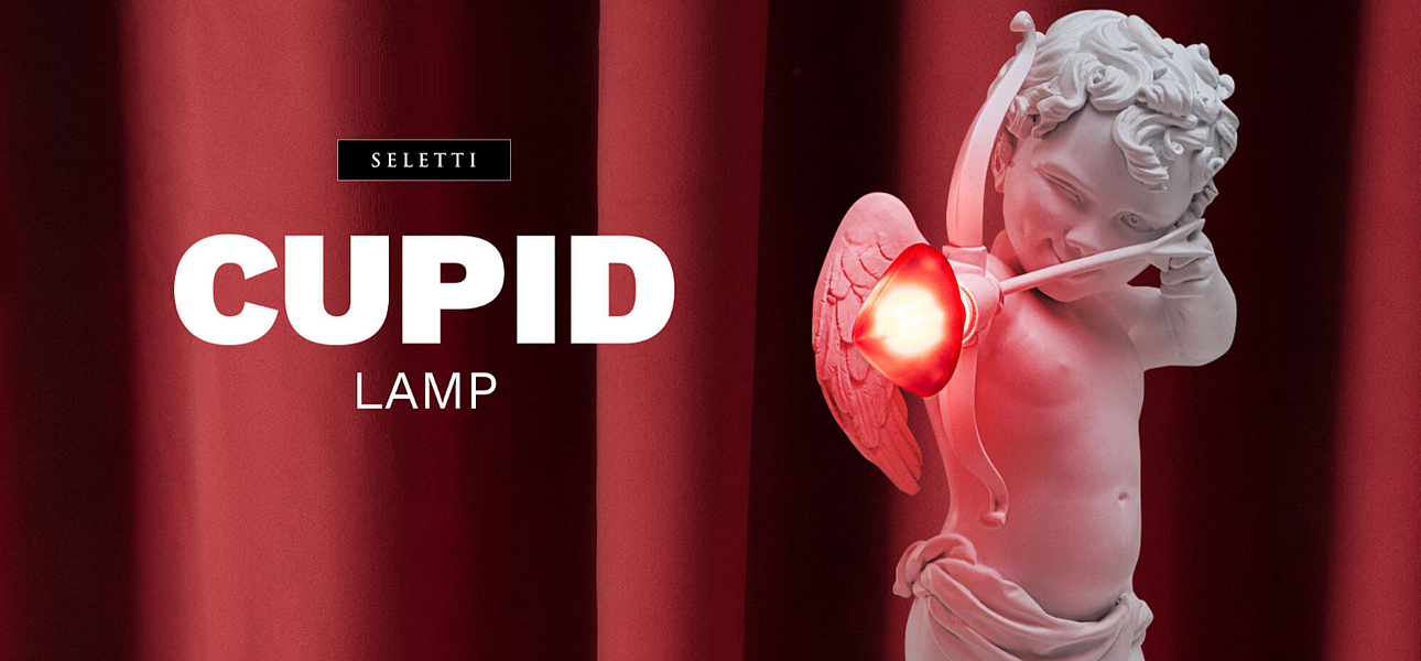 Настольная лампа Купидон со стрелой Seletti Cupid Lamp Настольная лампа Купидон со стрелой Seletti Cupid Lamp - Loft-Concept в Саратове