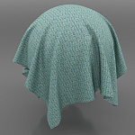 Мебельная ткань Шенилл бирюзовый цвет 142 см T4-61 варинант исполнения - 12 | Loft Concept в Саратове