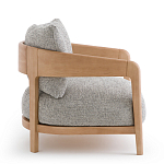 Кресло с каркасом из массива ясеня Deniaud Ash Grey Armchair варинант исполнения - 4 | Loft Concept в Саратове