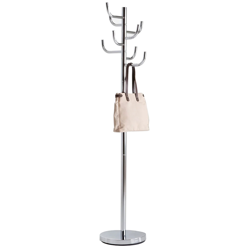 Напольная вешалка из металла Hattie Metal Floor hanger Хром Напольная вешалка из металла Hattie Metal Floor hanger Хром в Саратове | Loft Concept