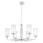 Люстра с 6-ю цилиндрическими стеклянными плафонами Jeanette варинант исполнения - 6 | Loft Concept в Саратове