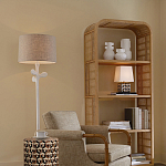 Настольная лампа с фигурным узором и трапециевидным абажуром Сonundrum варинант исполнения - 5 | Loft Concept в Саратове