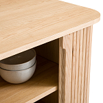 Длинный низкий буфет с 2-мя раздвижными дверцами Toinette Light Cupboard варинант исполнения - 13 | Loft Concept в Саратове