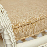 Комплект обеденный из ротанга Eloise grand white варинант исполнения - 12 | Loft Concept в Саратове