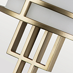 Бра с геометрическим каркасом и матовым белым цилиндрическим плафоном Feiss варинант исполнения - 3 | Loft Concept в Саратове