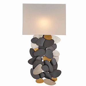 Бра с прямоугольным абажуром и многослойным каркасом Path to the Stars