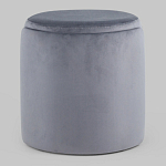 Пуф Alice Poof Grey Серый велюр варинант исполнения - 5 | Loft Concept в Саратове