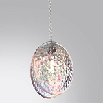 Подвесной светильник с круглым плафоном из рельефного стекла Disc Light варинант исполнения - 3 | Loft Concept в Саратове