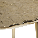 Столик журнальный металлический золотого цвета Modern Rethinking of Traditions варинант исполнения - 1 | Loft Concept в Саратове