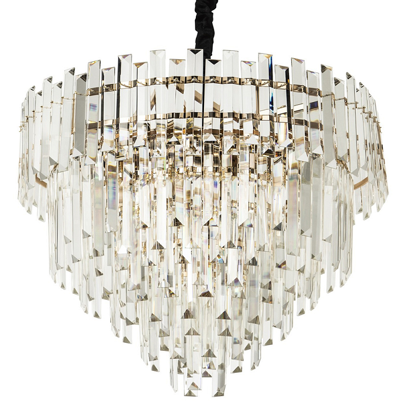 Люстра с хрустальным декором Luxxu Crystal Glass Chandelier Прозрачный Золотой в Саратове | Loft Concept 