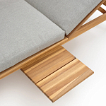 Садовый диван-трансофрмер Kate серый варинант исполнения - 3 | Loft Concept в Саратове