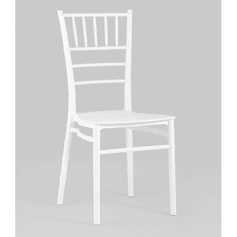 Стул Chiavari пластик белый Белый в Саратове | Loft Concept 