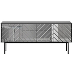 Длинная тумба с зеркальным декором Serena варинант исполнения - 12 | Loft Concept в Саратове