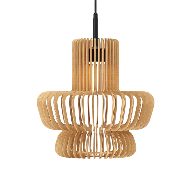 Подвесной светильник Namiki 14Вт 2700-4000К Черный Древесина в Саратове | Loft Concept 