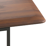 ТВ-тумба с полками из массива ореха Derick Wooden TV Stand варинант исполнения - 4 | Loft Concept в Саратове