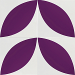 Дизайнерская плитка с узором Лепесток варинант исполнения - 1 | Loft Concept в Саратове