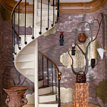 Обои ручная роспись Willow & Waves Original colourway on Edo painted Xuan paper with antiquing варинант исполнения - 3 | Loft Concept в Саратове