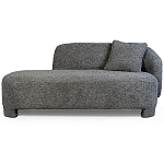 Кушетка серая с обивкой букле Thalia Grey Boucle Sofa варинант исполнения - 1 | Loft Concept в Саратове