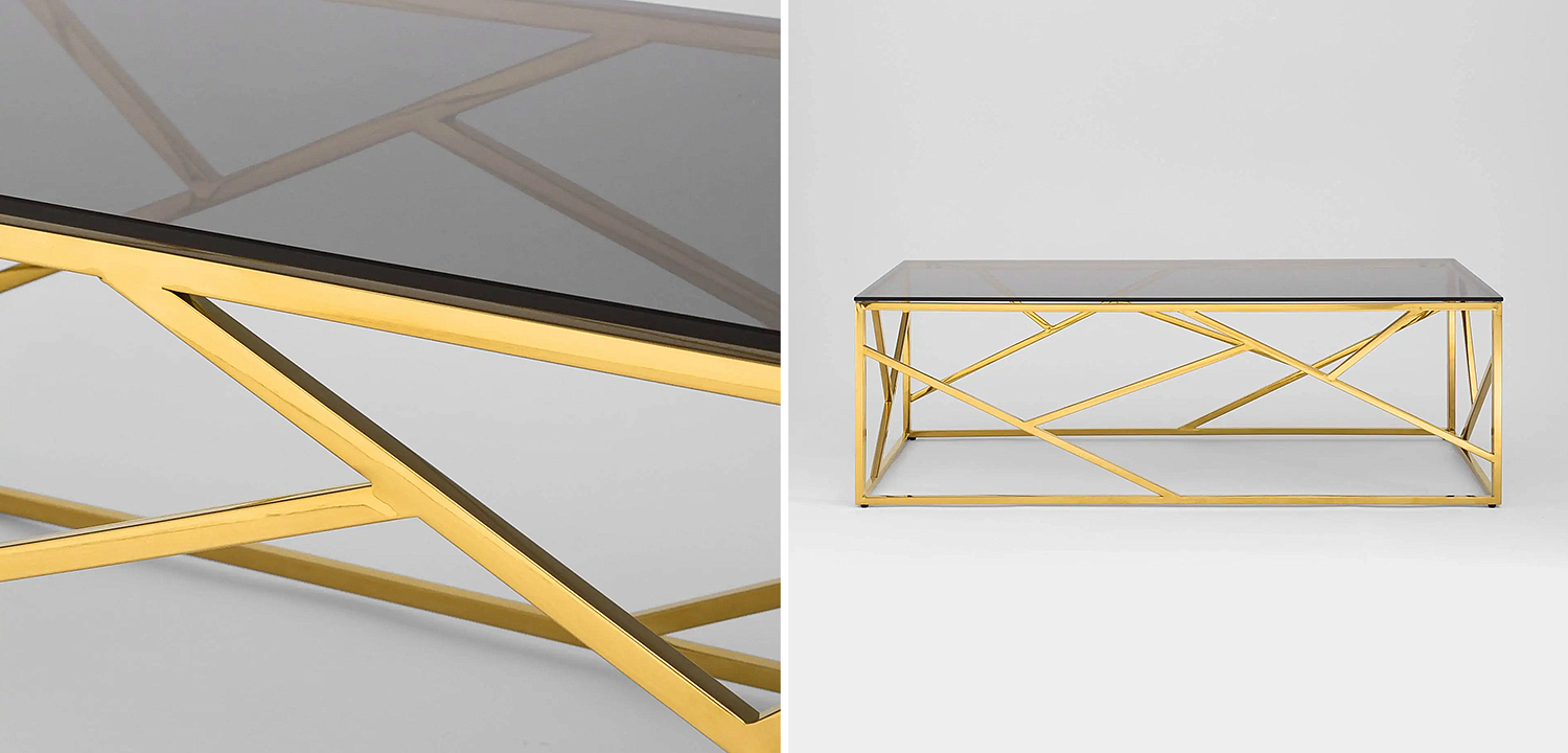 Столик кофейный Geometry Serene Phoenix Gold Столик кофейный Geometry Serene Phoenix Gold - Loft-Concept в Саратове