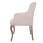 Кресло Mason Classical Armchair beige flax варинант исполнения - 1 | Loft Concept в Саратове