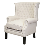 Кресло Charlie Armchair beige flax варинант исполнения - 3 | Loft Concept в Саратове