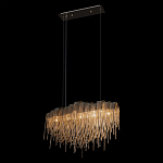 Люстра подвесная с металлическими цепочками и изогнутыми металлическими дугами 72 см Atlantis Chain варинант исполнения - 5 | Loft Concept в Саратове