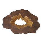 Кофейный стол Burl Exotic tree Coffee Table Black варинант исполнения - 2 | Loft Concept в Саратове