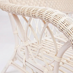 Комплект уличной мебели из ротанга Eloise белый варинант исполнения - 4 | Loft Concept в Саратове