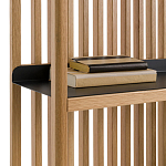 Стеллаж из дерева и метала Furniture Gutter and Lattice Rack варинант исполнения - 5 | Loft Concept в Саратове