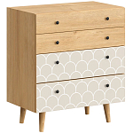 Комод с принтом на ящиках Elise Chest of Drawers варинант исполнения - 15 | Loft Concept в Саратове
