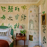 Обои ручная роспись Botanical Studies Linnaeus colourway варинант исполнения - 6 | Loft Concept в Саратове