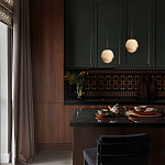 Подвесной светильник из белого алебастра Cryptocrystalline Stone варинант исполнения - 8 | Loft Concept в Саратове