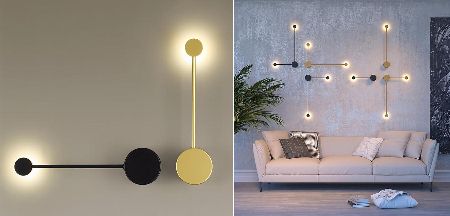 Бра Pin Wall Light Gold 40 Бра Pin Wall Light Gold 40 - Loft-Concept в Саратове