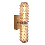 Бра с факутрным стеклянным плафоном Шампань Sonora варинант исполнения - 1 | Loft Concept в Саратове