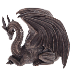 Декоративная статуэтка Дракон Dark Bronze Winged Dragon Statuette варинант исполнения - 3 | Loft Concept в Саратове