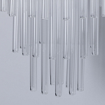 Бра с круглым основанием и длинными прозрачныи стеклянными трубками Nembus варинант исполнения - 7 | Loft Concept в Саратове