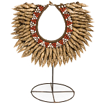 Этническое ожерелье из ракушек на подставке Ethnic Necklace Sharp Shells варинант исполнения - 1 | Loft Concept в Саратове