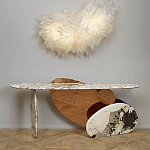 Консоль в виде овальных элементов Jinye console варинант исполнения - 3 | Loft Concept в Саратове