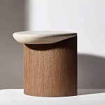 Дизайнерский журнальный стол полукруглой формы Pokun варинант исполнения - 2 | Loft Concept в Саратове