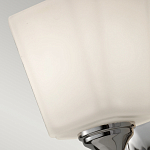 Бра для ванных комнат с белым матовым плафоном квадратной формы на основании цвета хром Feiss варинант исполнения - 5 | Loft Concept в Саратове